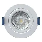 EcoDim Einbau Spot Weiß 6W 450lm 60D 827- 860 Abstimmbares Weiß | RGB - 85mm - Ausschnitt 75mm - IP54 - Zigbee Dimmbar
